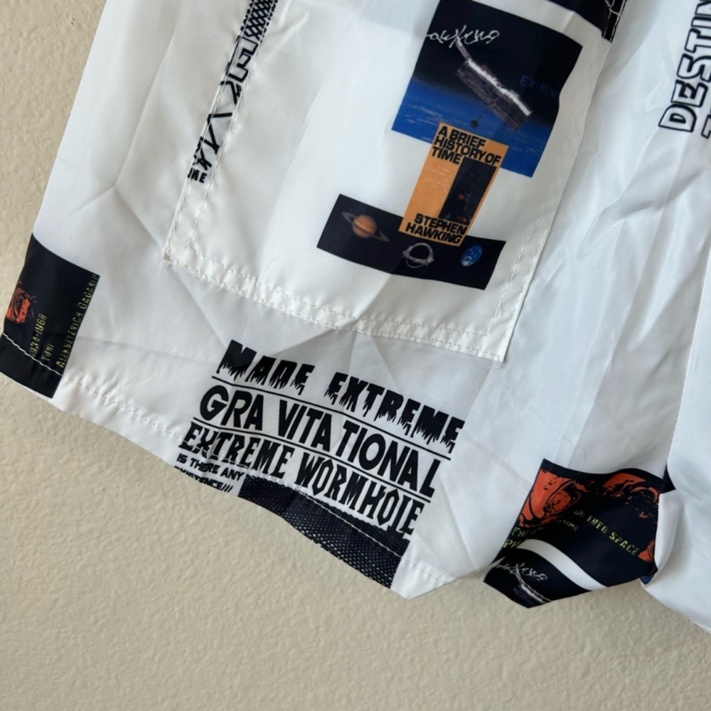 Sports Shorts With Back Pockets Tie Waist Time Space Made Extreme by Shein Small - Picture 8 of 12